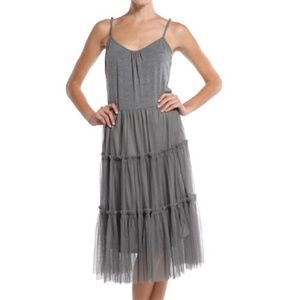 Anthropologie Grey Dress Medium